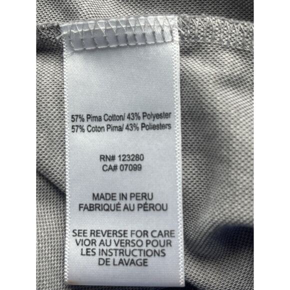 Travis Mathew Shirt Mens Size 2XL Gray Lightweight Polo Shirt - Picture 8 of 10